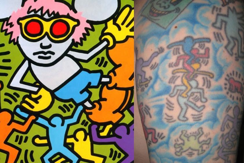 Andy Mouse  - Keith Haring Tattoo