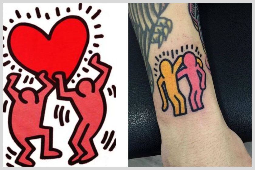 Dualities  - Keith Haring Tattoo