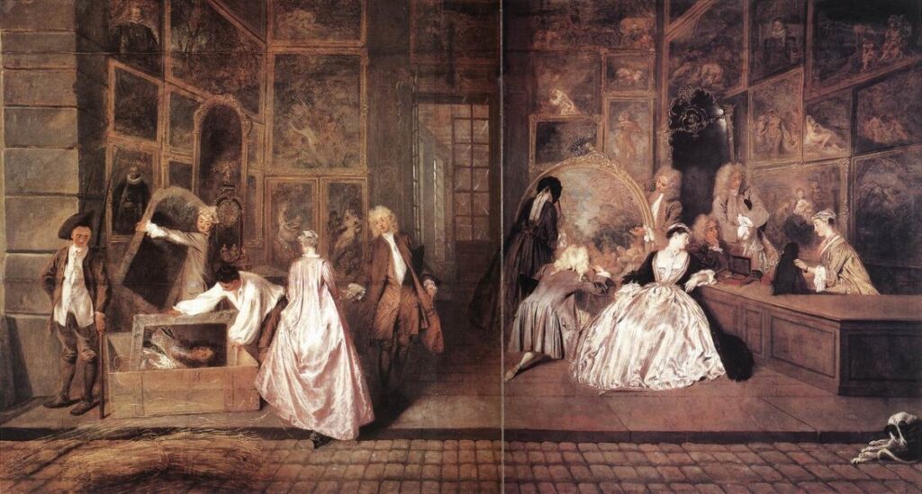 Jean Antoine Watteau- L’Enseigne de Gersaint