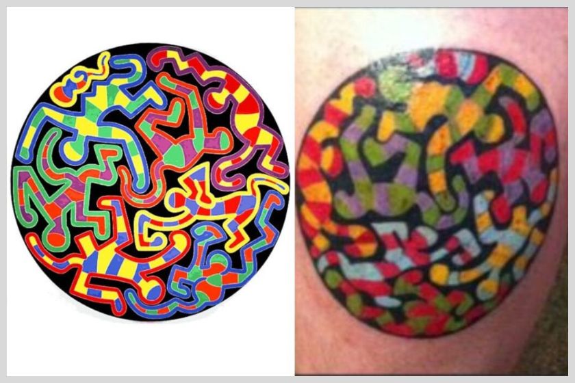 Monkey Puzzle  - Keith Haring Tattoo