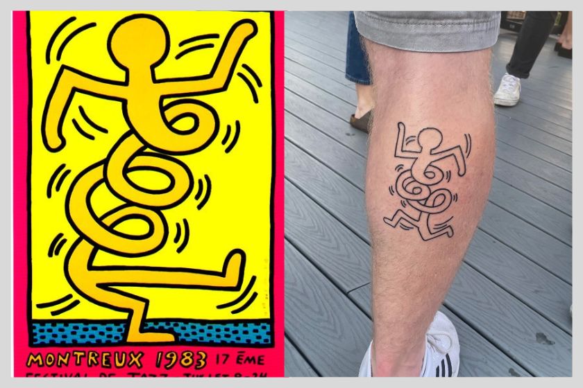 Montreux  - Keith Haring Tattoo