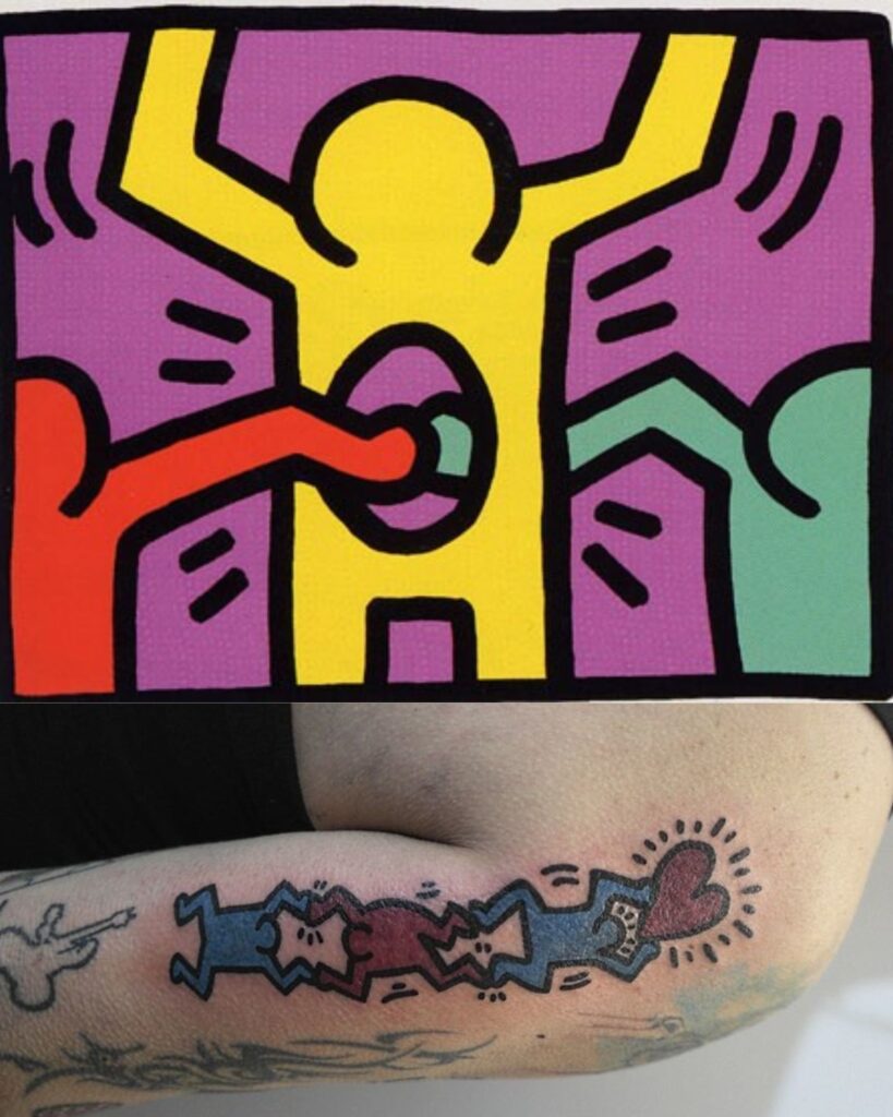 Pop Shop 1  - Keith Haring Tattoo