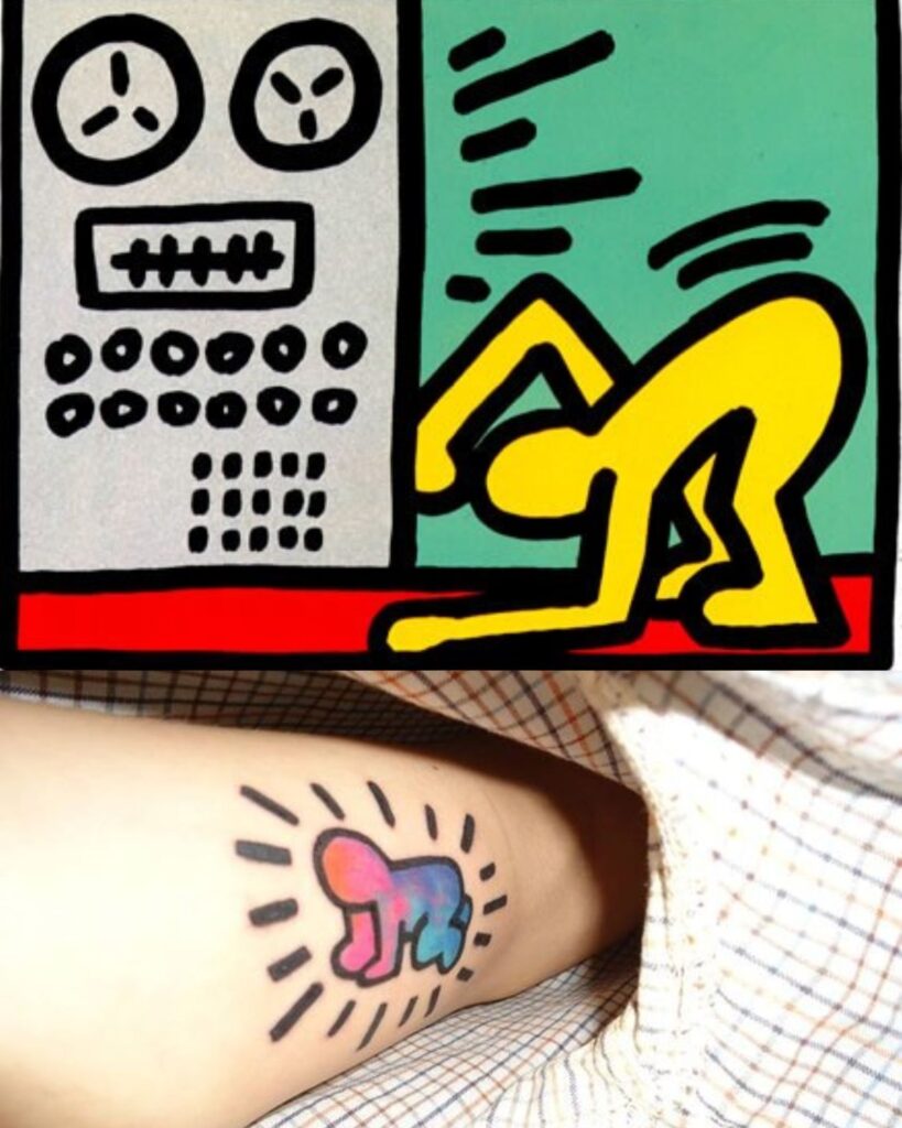 Pop Shop III  - Keith Haring Tattoo