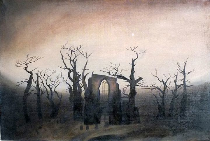 Caspar David Friedrich- The Abbey in the Oakwood