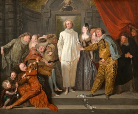 Jean Antoine Watteau- The Italian Comedians